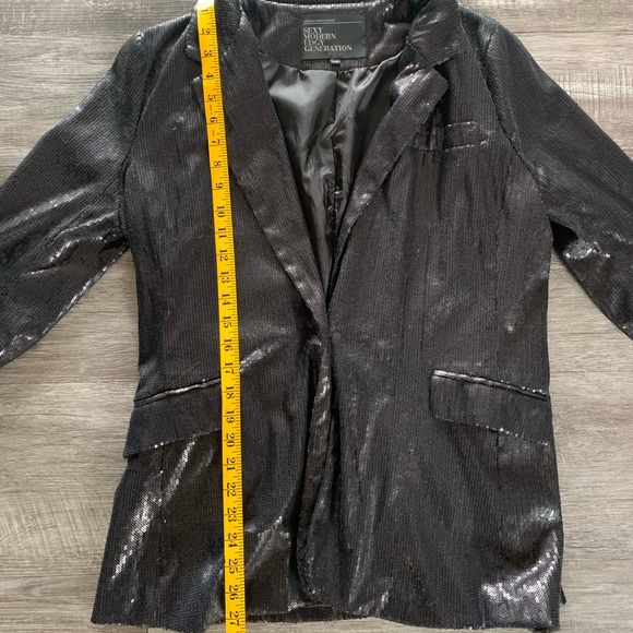 Urban Behavior Sequin Blazer Large - Picture 8 of 8